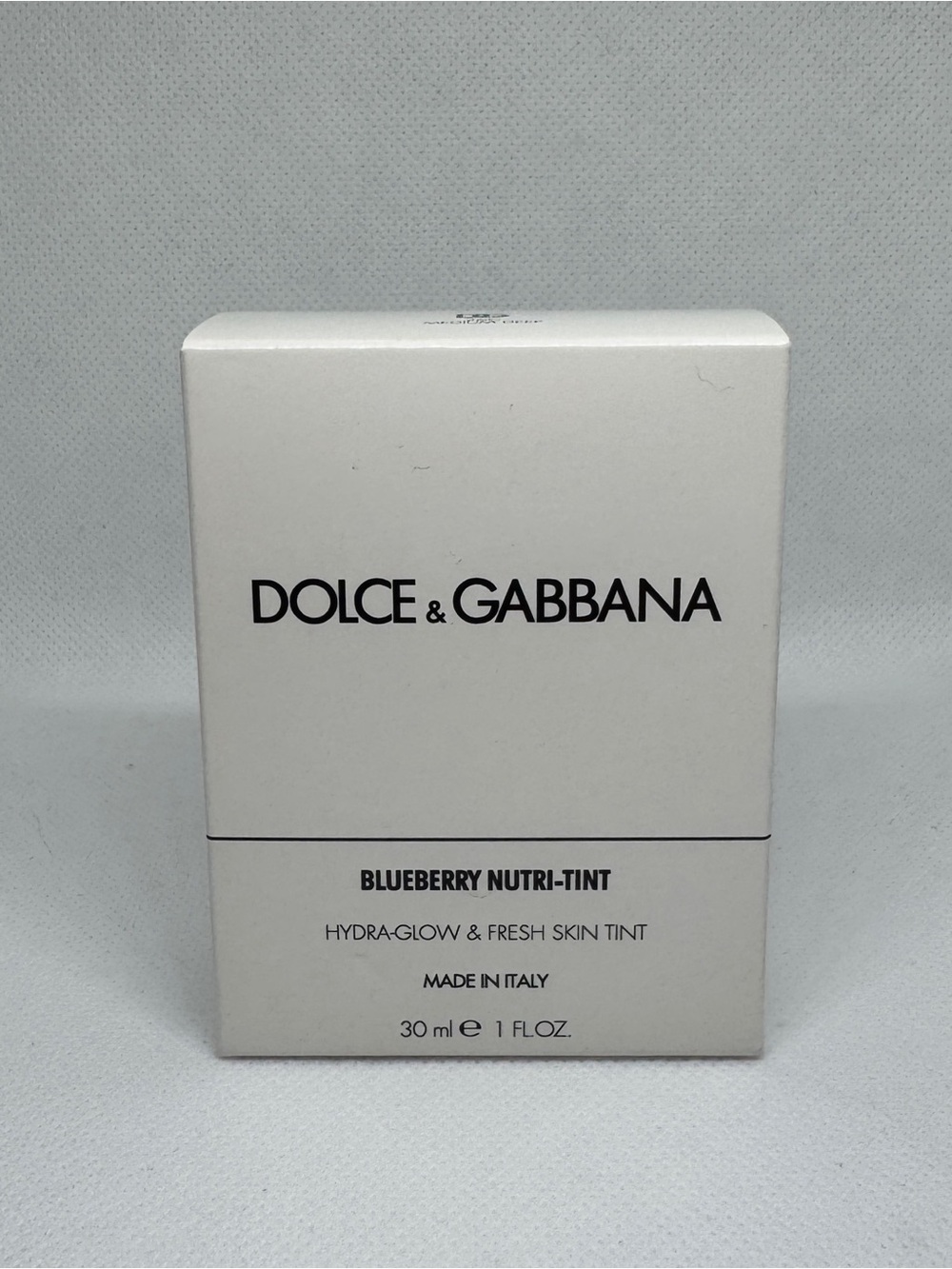 Dolce & Gabbana Blueberry Nutri-Tint 26C Medium Deep 30ml NEW TESTER